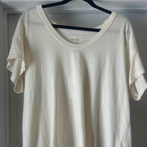 The Great “U-Neck Shirt” Almost White T-Shirt size 3 (Large)! NTW